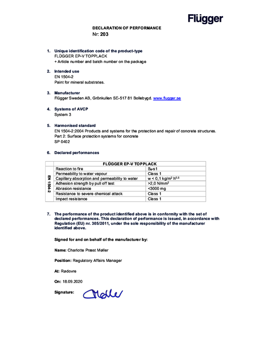 Flügger EP-V Topplack_4 L