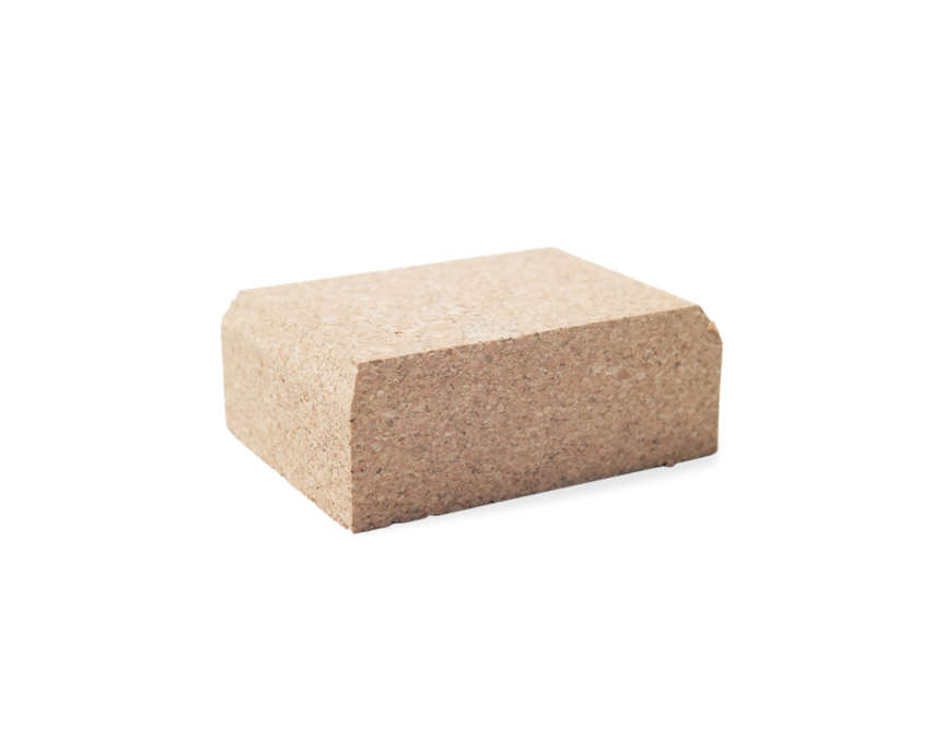 sandpapper cork 93mm x 70mm x 30mm